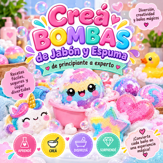 🫧 Creá Bombas de Jabón y espuma